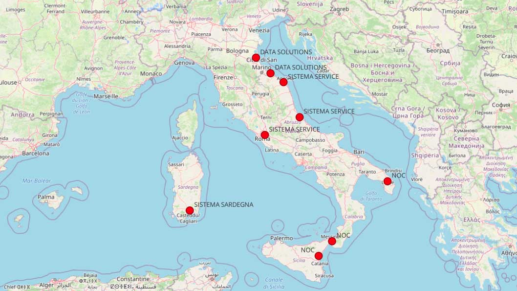 Sedi Gruppo Sistema Italia